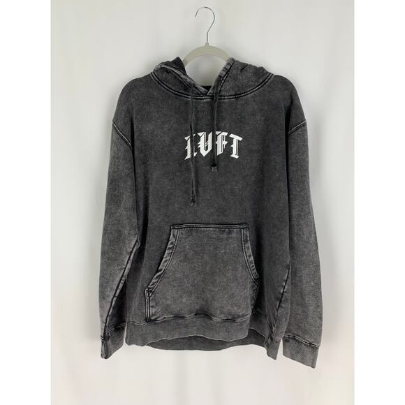 Live Fit Apparel Honor Hoodie Vintage Black Unisex Large New LVFT Never Quit - Picture 2 of 13